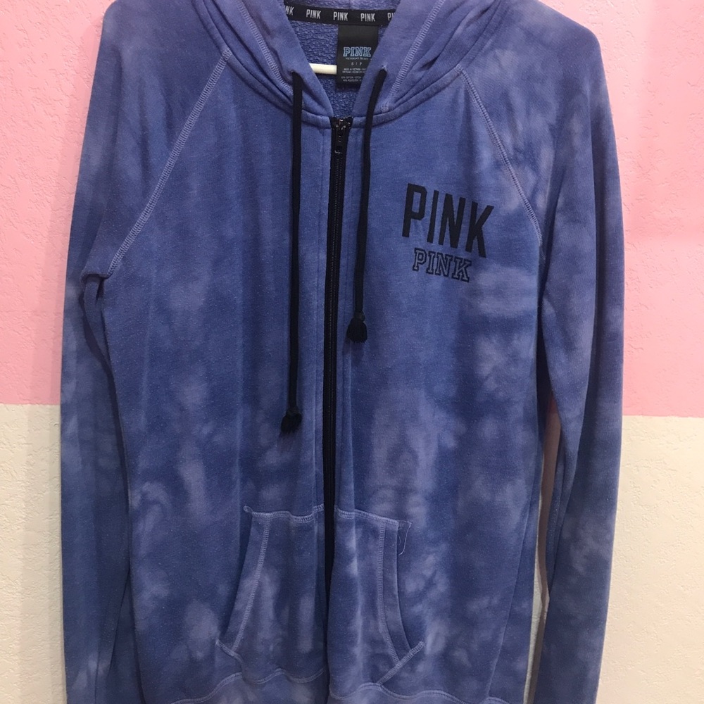 Victoria’s Secret pink tie dye hoodie